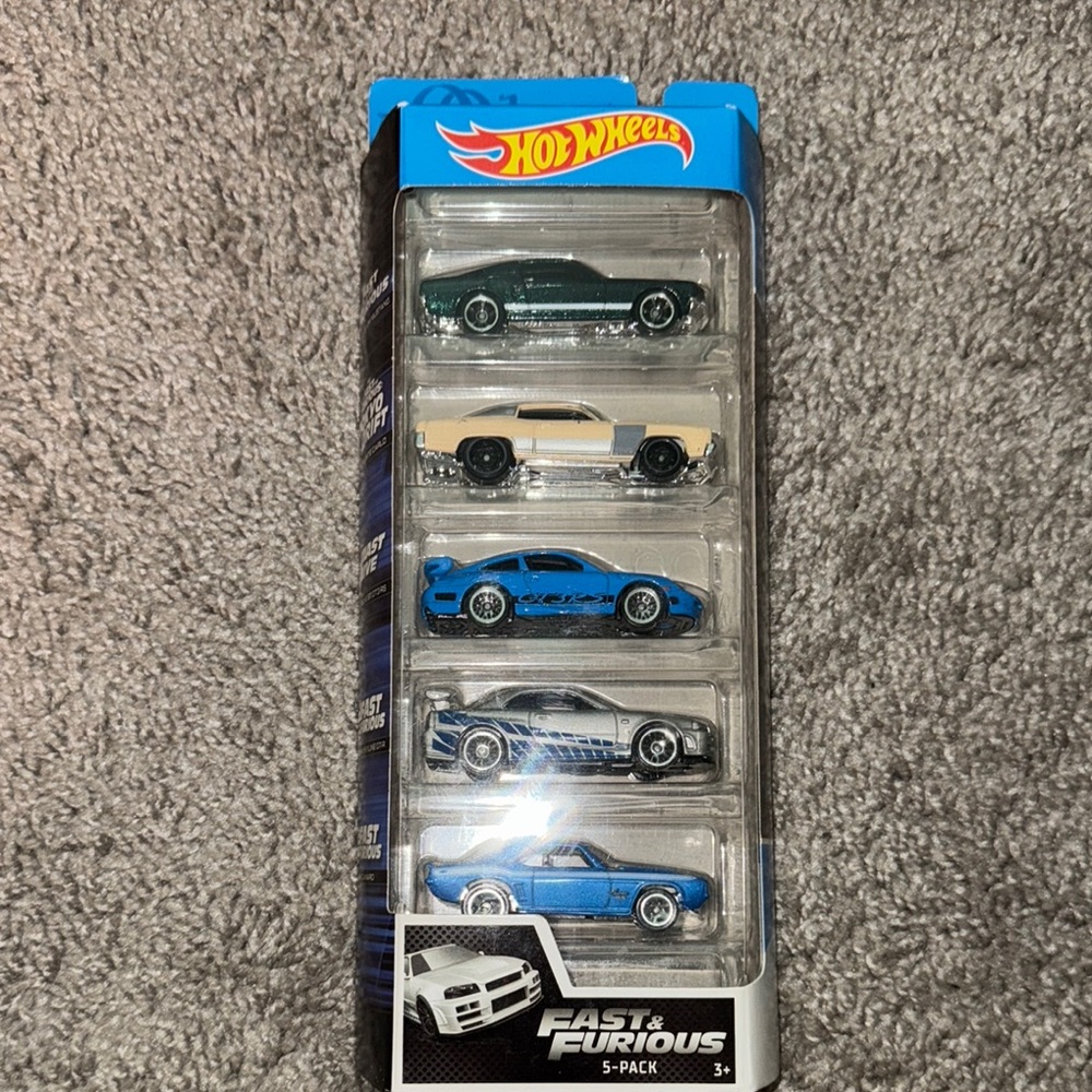 Hot Wheels Fast & Furious 5-Pack Die-Cast Cars